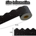 thumbnail image 5 of 32.8Ft Scalloped Border Decoration,QZS Multifunctional Borders Decor for Locker,Pack of 2 Durable Bulletin Board Decor for Classroom(Black), 5 of 6