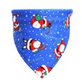 thumbnail image 3 of Worallymy Navidad Mascota Saliva Toalla Pequeño Animal Pañuelo Bufanda Babero Fiesta Decoración Accesorio Regalo Santa Azul Worallymy JD735809856, 3 of 7