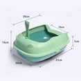 thumbnail image 3 of Cat Anti Splashing Sand Box, Cat Litter Container Portable Pet Litter Green, 3 of 7