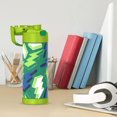 thumbnail image 2 of Thermos Kids Bouteille d'eau isotherme en acier inoxydable avec bec verseur et couvercle, 470 ml, Lightning Bolt, 2 of 5