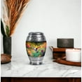 thumbnail image 5 of JAGASY Hummingbird Small Urn for Ashes for Women - Mini Flowers Urn for Ashes Adult Male - Green Leaf Decorative Urns - Keepsake Funeral Urns for Mom & Dad - (3 Inch), 5 of 7