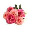 thumbnail image 1 of Flores artificiales Godom, arreglos florales de peonía de seda, ramos de flores, centros de mesa, decoración navideña para comedores, mesas de café y cocinas., 1 of 6