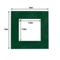 thumbnail image 3 of Treeline Suede Acid Free 12x12 Picture Frame Mats with White Core Bevel Cut for 8x8 Pictures - Fits, 3 of 3