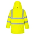 thumbnail image 3 of Portwest US427 Hi-Vis Waterproof 7-in-1 Traffic Safety Jacket Yellow, XX-Large, 3 of 7