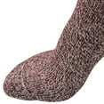 thumbnail image 2 of 7 Pairs Womens Winter Casual Wool Blend Thick Knit Thermal Warm Crew Cozy Boot Socks Size 5-10, 2 of 4