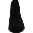 thumbnail image 3 of ALFANI Womens Black O-Ring Hardware Comfort Avvia Round Toe Block Heel Zip-Up Booties 6 M, 3 of 3