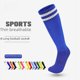 thumbnail image 2 of Calcetines de fútbol finos para adultos, calcetines deportivos de rayas altas para hombre, calcetines largos, calcetines de entrenamiento transpirables que absorben el sudor, 2 of 4