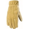 Women's Leather Work and Garden Gloves, Heavy Duty Grain Cowhide, Small Wells Lamont 1124S