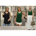 thumbnail image 6 of MOYIKO Womens Summer Tank Tops Sleeveless T Shirt Casual Loose Fit Tunic Blouses, 6 of 7