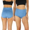 thumbnail image 2 of ToBeInStyle Women's 6 Pack High-Waist Compression Control Briefs - Plus Size 2X to 4X, 2 of 7