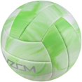 thumbnail image 3 of Voleibol EVZOM de poliuretano verde suave y ligero, talla 5, 3 of 9