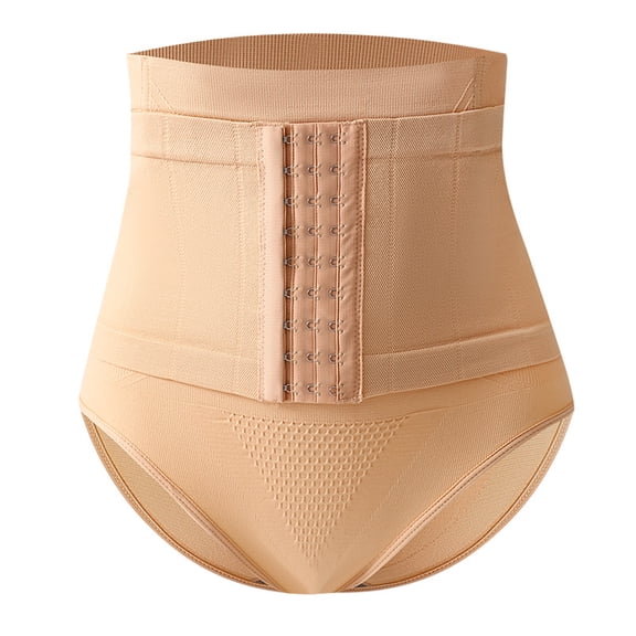 Adjustable Hook Closure Body Shaper Panties High Waist Compression Butt Enhancer Thong Briefs for Women
