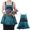 Green, variant on Heavy-Duty Canvas Garden Harvest Apron, Large Drop-Bottom Picking Pouch with Cross-Back Straps for Fruits Vegetables and Tools, Multi-Pocket Foraging Bag (Green)