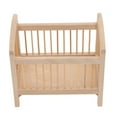 thumbnail image 2 of Miniature , Fine Polishing Mini Doll Bed 1/12 Scaled Stable Structure  For Pretend Play For Dollhouse, 2 of 8