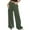 Green, variant on biudgviw High Waisted Pants for Women Comfy Wide Leg Pants Winter Warm Athletic Training Jogger Trousers