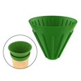 thumbnail image 1 of Unbreakable Silicone Coffee Filter Cup Simple Tool Home Kitchen Coffee Dripper Green, 1 of 9