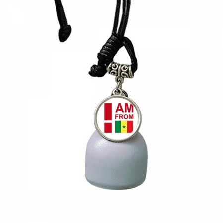

I Am From Senegal Art Deco Fashion Wind Chimes Bell Car Pendant