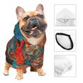 thumbnail image 3 of Balery Mandala Colorful Sudadera con Capucha para Perros Pequeños – Ropa para Mascotas, Disfraz para Perros y Gatos, Ideal para Fiestas y Cosplay-X-Small, 3 of 7
