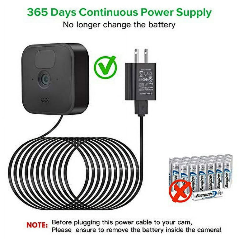 Blink Outdoor 4 Camera Blink Itodos 3 Pack 25Ft/7.5M Outdoor Power