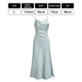 thumbnail image 2 of Vestido de verano 2023 con escote en V y tirantes finos para mujer, vestido de verano de color liso para mujer, vestido sexy sin mangas con escote en forma de corazón para fiesta de verano, 2 of 6