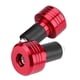 thumbnail image 3 of Par de 22 mm Universal Aluminio Moto Agarre Extremos del manillar Balance de peso Tapón Rojo, Negro, Plata (Opcional)(rojo) Ecomeon no, 3 of 5