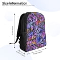 thumbnail image 4 of Fotbe Watercolor Butterflies Mochila de Viaje para Laptop, Mochila Ejecutiva Delgada y Resistente 15.6", 4 of 8