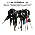 thumbnail image 3 of Terminal Removal Tool Kit, Aluminum Alloy Electrical Wiring Crimp Connector Pin 11 Pcs  For Vehicle Harness, 3 of 8