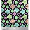 thumbnail image 1 of Soimoi Poly Georgette Fabric Artistic Floral Print Fabric by The Yard 52 Inch Wide, 1 of 3