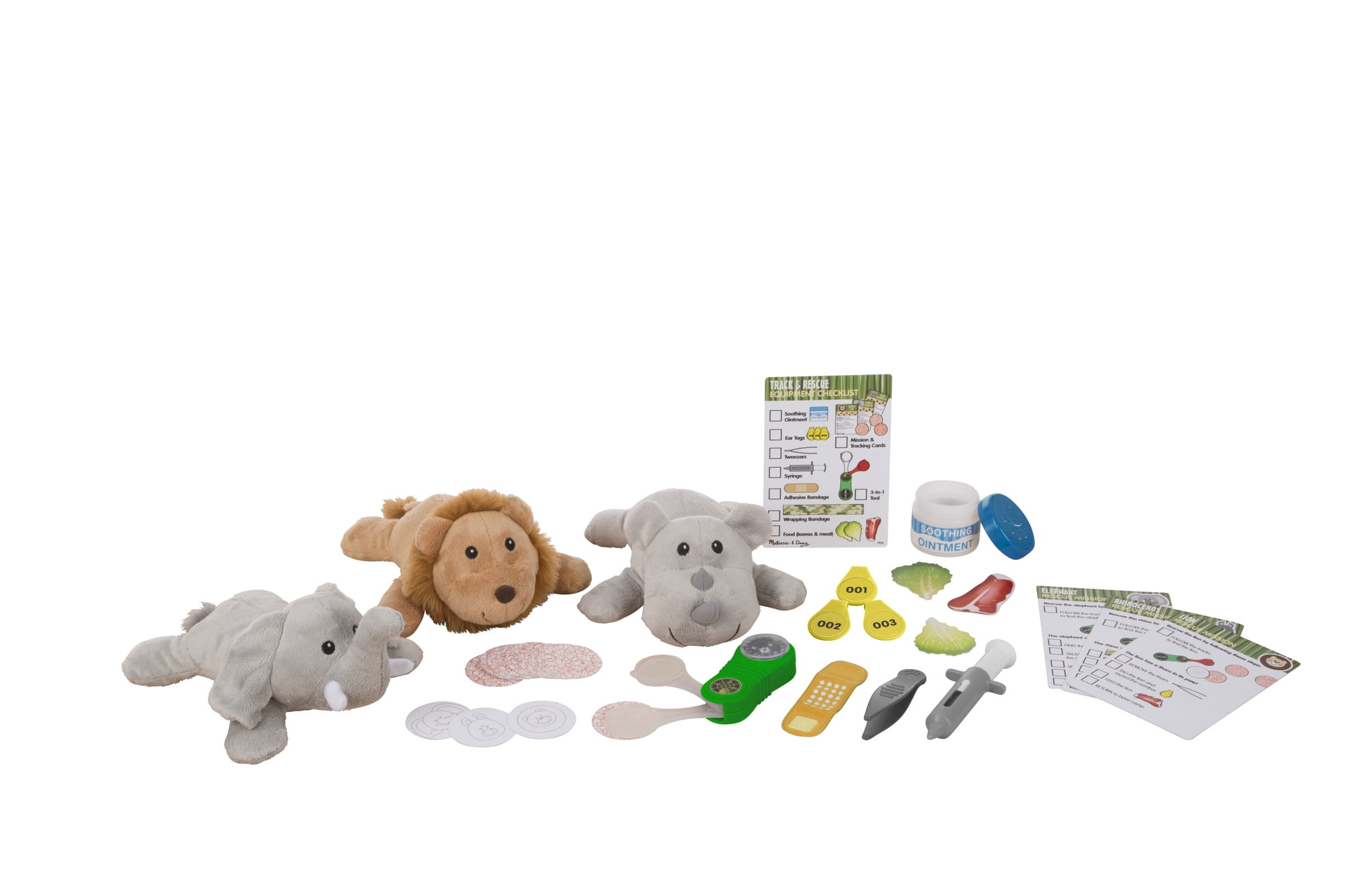 Melissa & Doug Track and Rescue Safari Animals Playset for sale online 