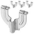 thumbnail image 6 of SWETRACE 4Pcs Aluminum Alloy Drum Claw Hook for Bass Drum Hardware Silver 1.4x1.2x0.4in, 6 of 8
