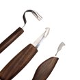 thumbnail image 2 of Juego de Herramientas de talla de madera, 5 uds., cortador de madera, cuchillo cincel, Kit de pelado DIY, tallado en madera, 2 of 7