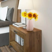 Modern White Plastic Flower Vase, 9 Inch Tall, 3.3 Inch Opening, Decorative Bouquet Holder for Home, Wedding, Office, Shelf Decor, Sturdy Unbreakable Design, Elegant Gift Idea