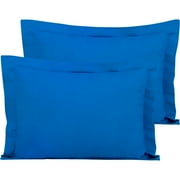 Flxxie Ultra Soft Microfiber Pillow Shams Set of 2, Queen 20" x 30", Royal Blue