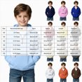 thumbnail image 3 of WXFAZCVU Boys Quarter Zip Sweatshirt Hoodie Pullover Fall Outfits Casual Long Sleeve Top Kids Clothes Size 11-12 Years, 3 of 4