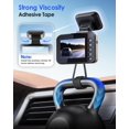 thumbnail image 5 of 4Pcs Adhesive Sticky Pads for Dash Cam, 3M VHB Square Heat Resistant Double-sided Sticker Replacement Fit for Windshield Dashcam Mount, 2.83" Car Windscreen Window Glass Mounting Tape Glue Strip, 5 of 7