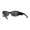 thumbnail image 4 of Anti Glare Polarized Womens Rhinestone Oval Rectangular Sunglasses Purple - Black, 4 of 4