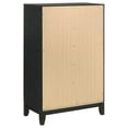 thumbnail image 6 of Coaster 5-Drawer Rectangular Transitional Wood Chest in Light Brown/Black, 6 of 14