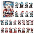 thumbnail image 2 of XWSHYW Adornos Colgantes Calendario Calendario En Cuenta Regresiva En Colgante Bonito En 2D En 24 Formas Diferentes para La Llegada de Mascotas En Navidad, Adorno para Árboles de Navidad, 2 of 6
