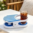 thumbnail image 5 of Portable Clip-On Drink Holder, Desk Bottle Stand Universal Cup Holder Clips for for Outdoor Indoor Desk Table Pool Lounge Cruise Travel Camping Use 3pcs, 5 of 8