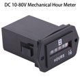 thumbnail image 2 of Greensen DC 6-80V Mechanical Hour Meter Gauge for Diesel Gasoline Engine Generator Motor Boat, Mechanical Hour Meter, Engine Hour Meter, 2 of 2