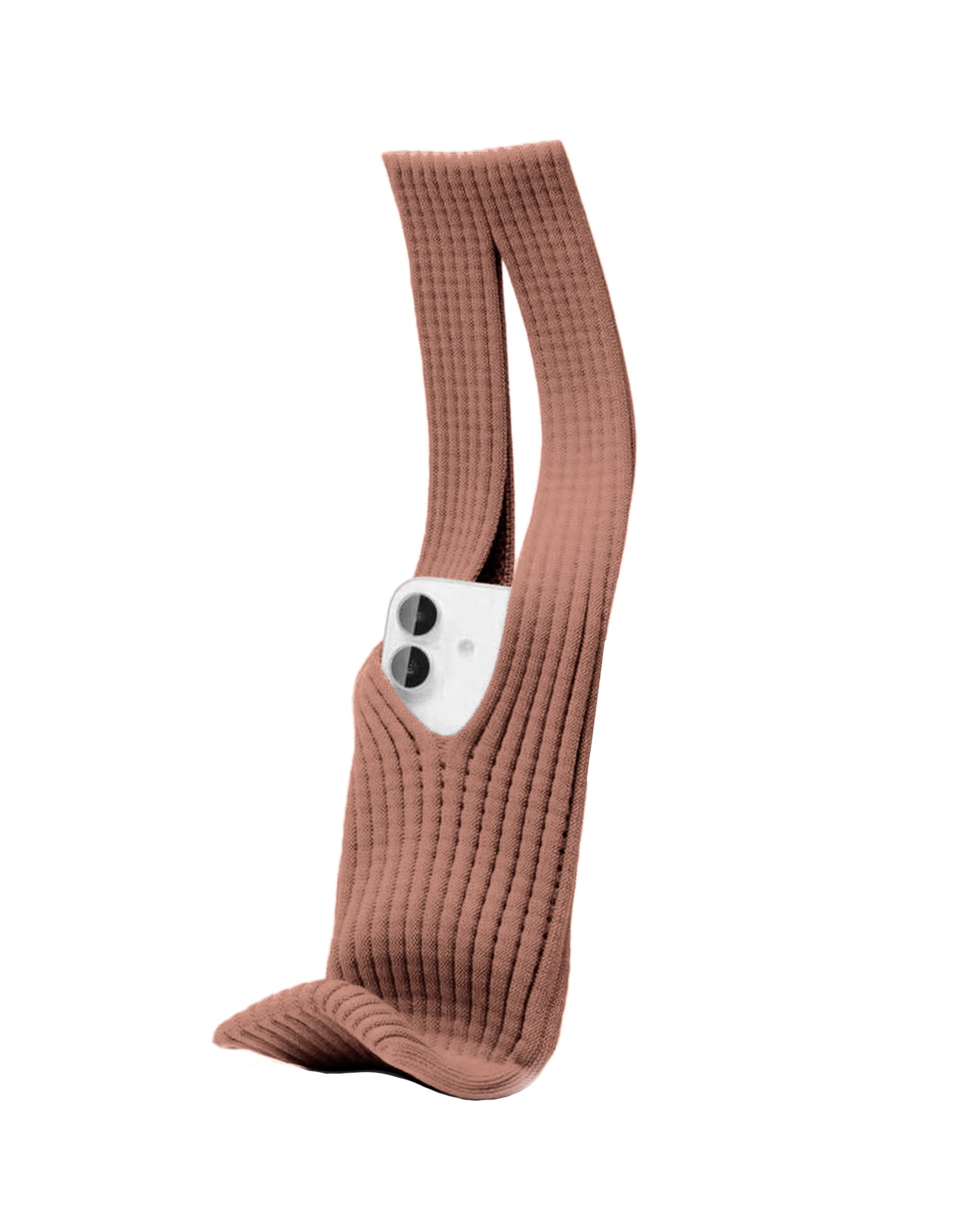 Short SleekStretch Smartphone Sleeve - Cinnamon