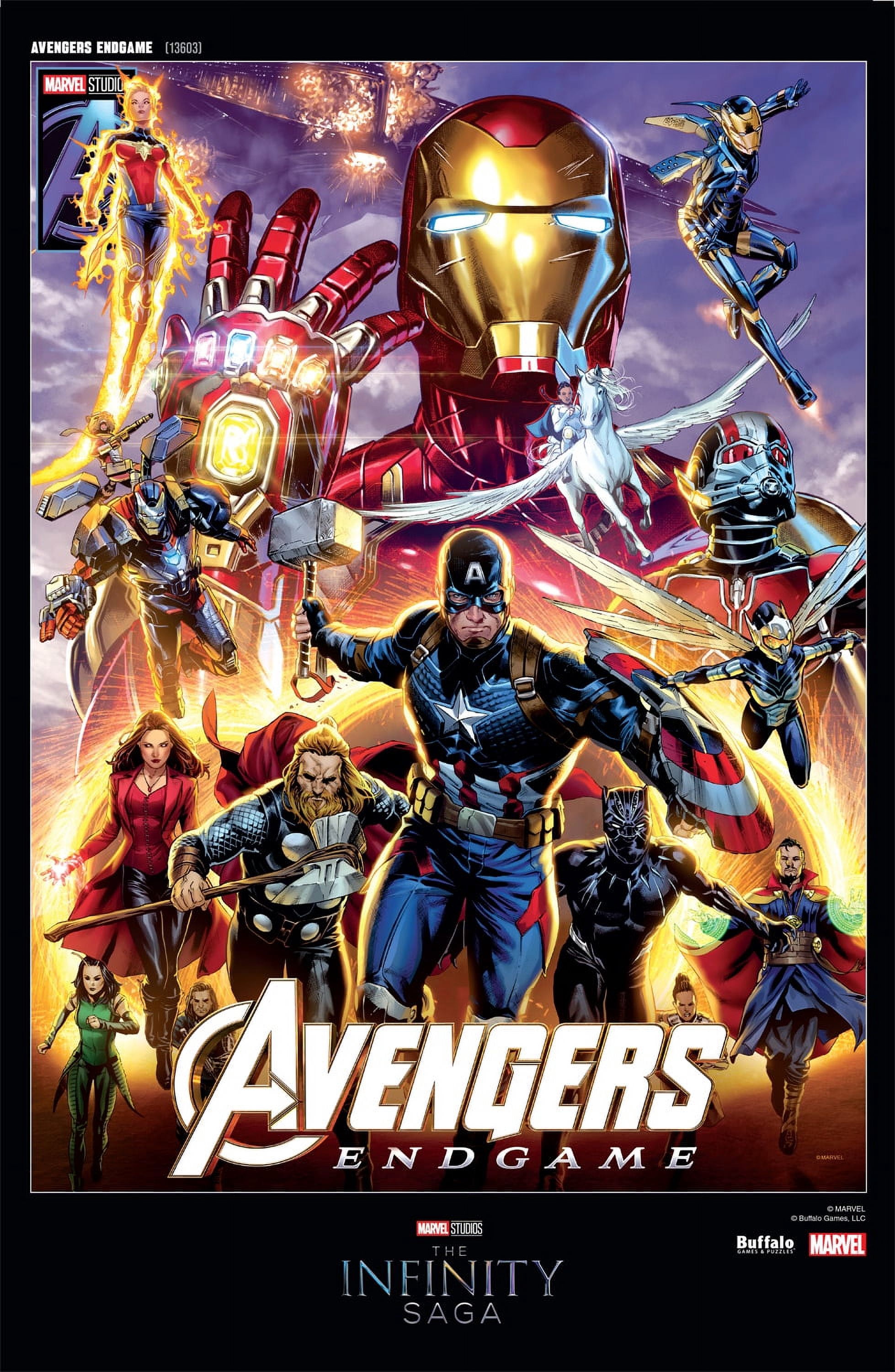 Buffalo Games 1000-Piece Marvel Avengers Endgame Adult Interlocking Jigsaw Puzzle