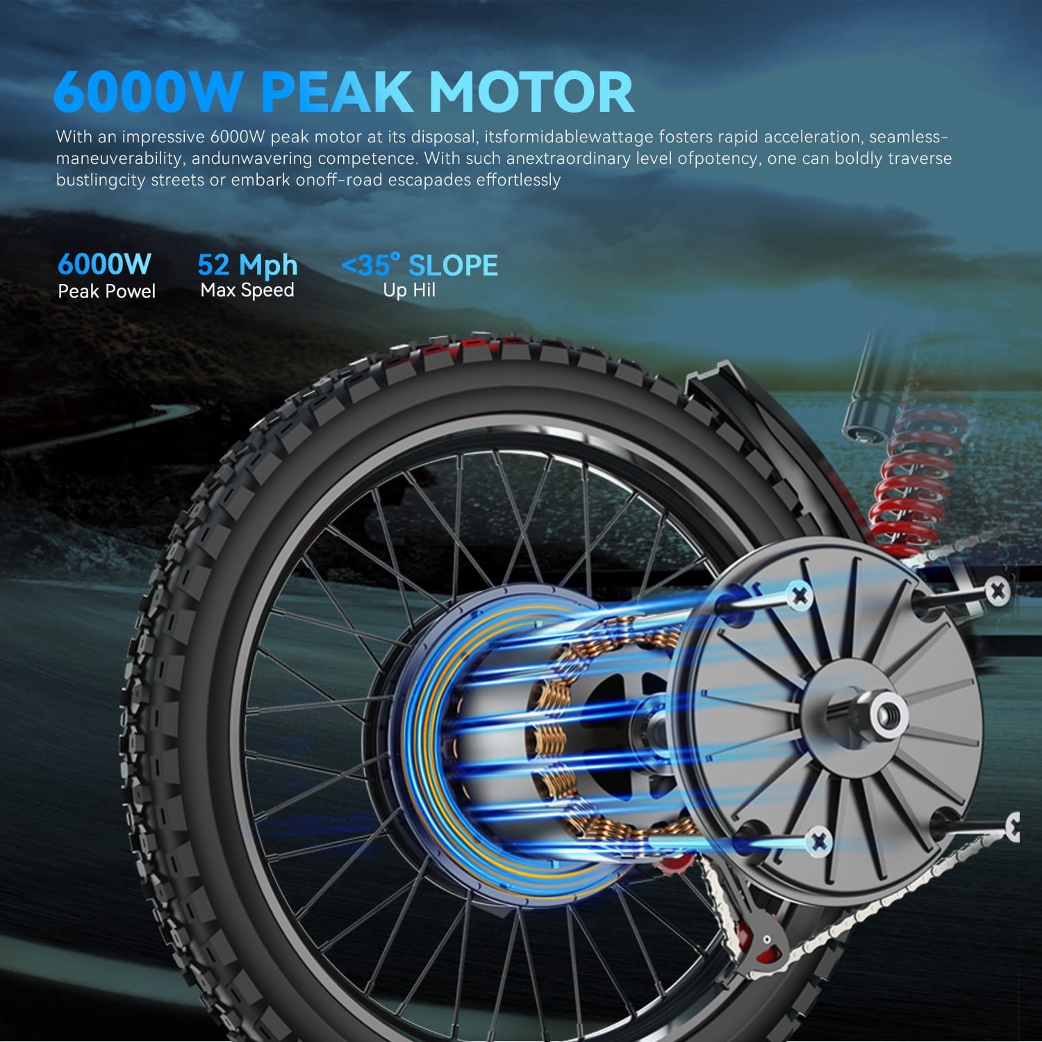45Mph EKX X21 Max Electric Bike for Adul,60V30AH LG Battery 6000W(Peak)Motors,19 inch off road Fat Tire electric motorcycle Full Suspension Full Hydraulic Brake UL2849