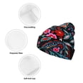 thumbnail image 3 of Yiaed Paisley Print Winter Beanie for Men Women, Fleece Lined Beanie Soft Warm Knit Hat Ski Stocking Cuffed Ca, 3 of 6