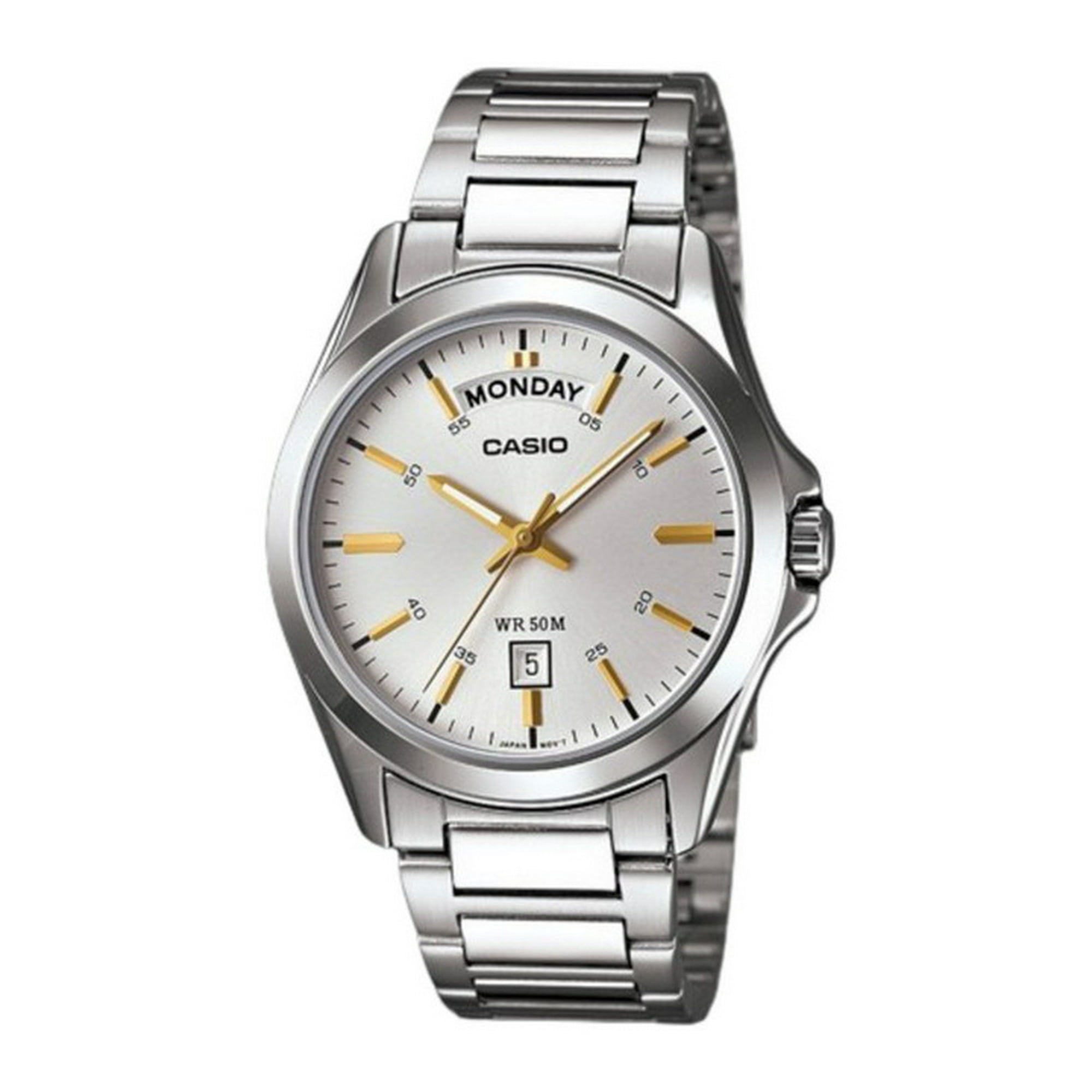 Casio Classic Analog Stainless Steel Silver Dial Quartz MTP-1370D