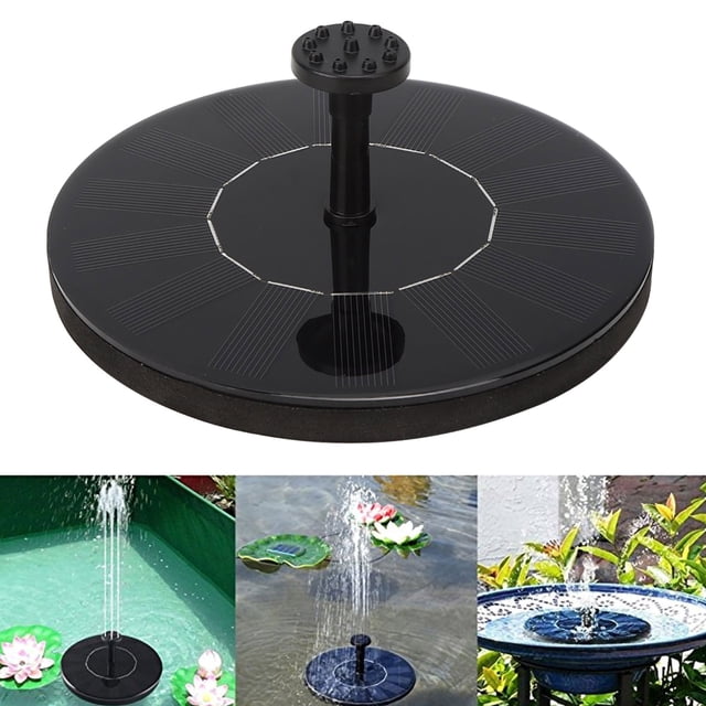 Solar Pump, Solar Water Pump, Anti-clogging Controlling the Valve Anti-Clogging Solar Water Pump Fish for Garden