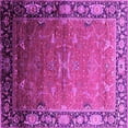 thumbnail image 1 of Ahgly Company Indoor Square Oriental Pink Industrial Area Rugs, 7' Square, 1 of 4