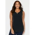 thumbnail image 2 of Catherines Women's Plus Size Crisscross Timeless Tank, 2 of 4