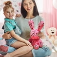 thumbnail image 4 of 2026 New Easter Bunny Plush Toys, Easter Stuffed Animals Toys Bunny Decor Soft Pillow Toys, Creative and Funny, Diamond, Dolls Holiday, Best Gifts for Bunny Easter Holiday Birthday (Bunny, Pink), 4 of 5