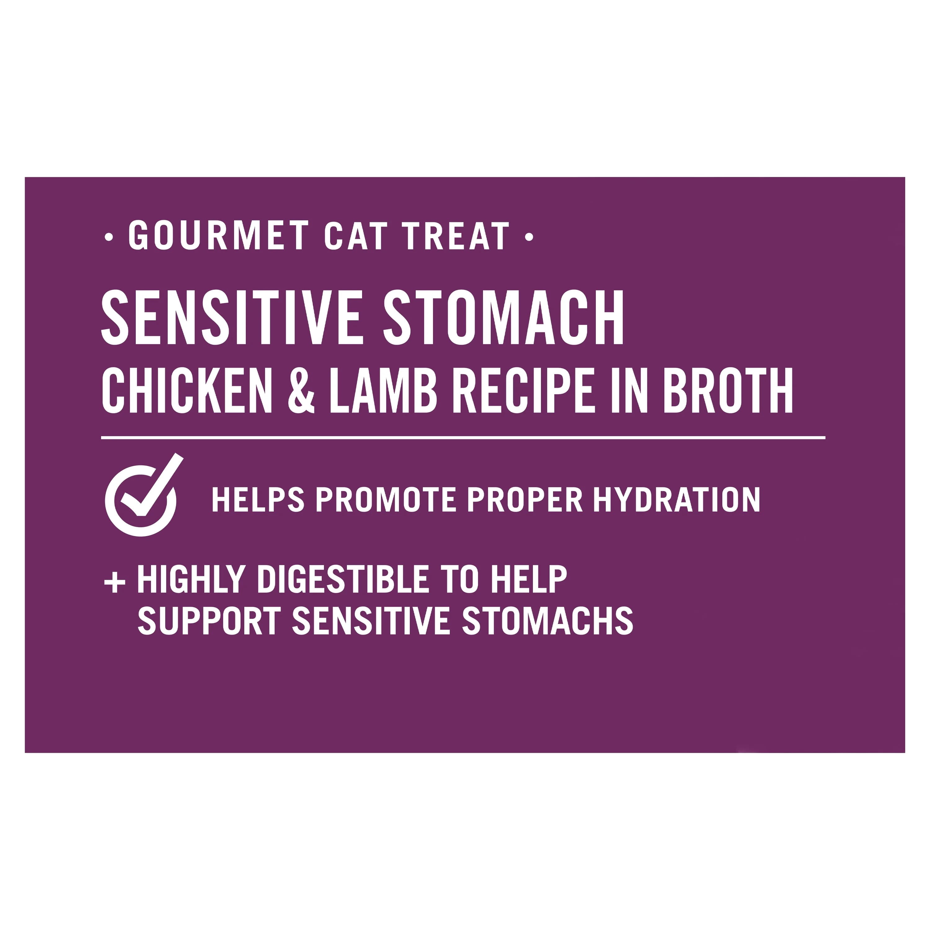 (2 pack) Pure Balance Pro+ Sensitive Stomach Chicken & Lamb Recipe in Broth, 1.4 oz